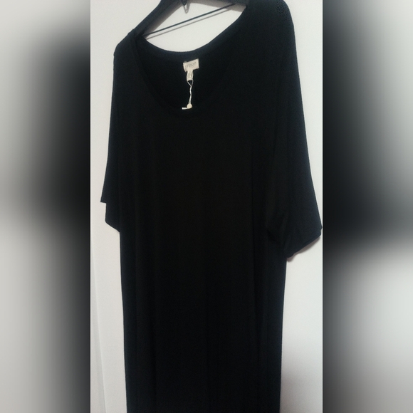 New Black A-Line Dress / Size 2X - Picture 1 of 8